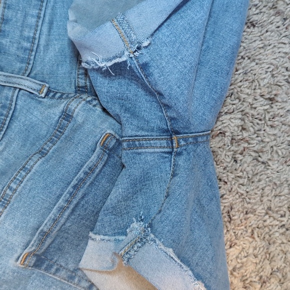 Denizen from Levi's STRETCH Mid Rise Shortie Shorts W29 Size 8 - Picture 9 of 10